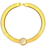 Collana tubo round color