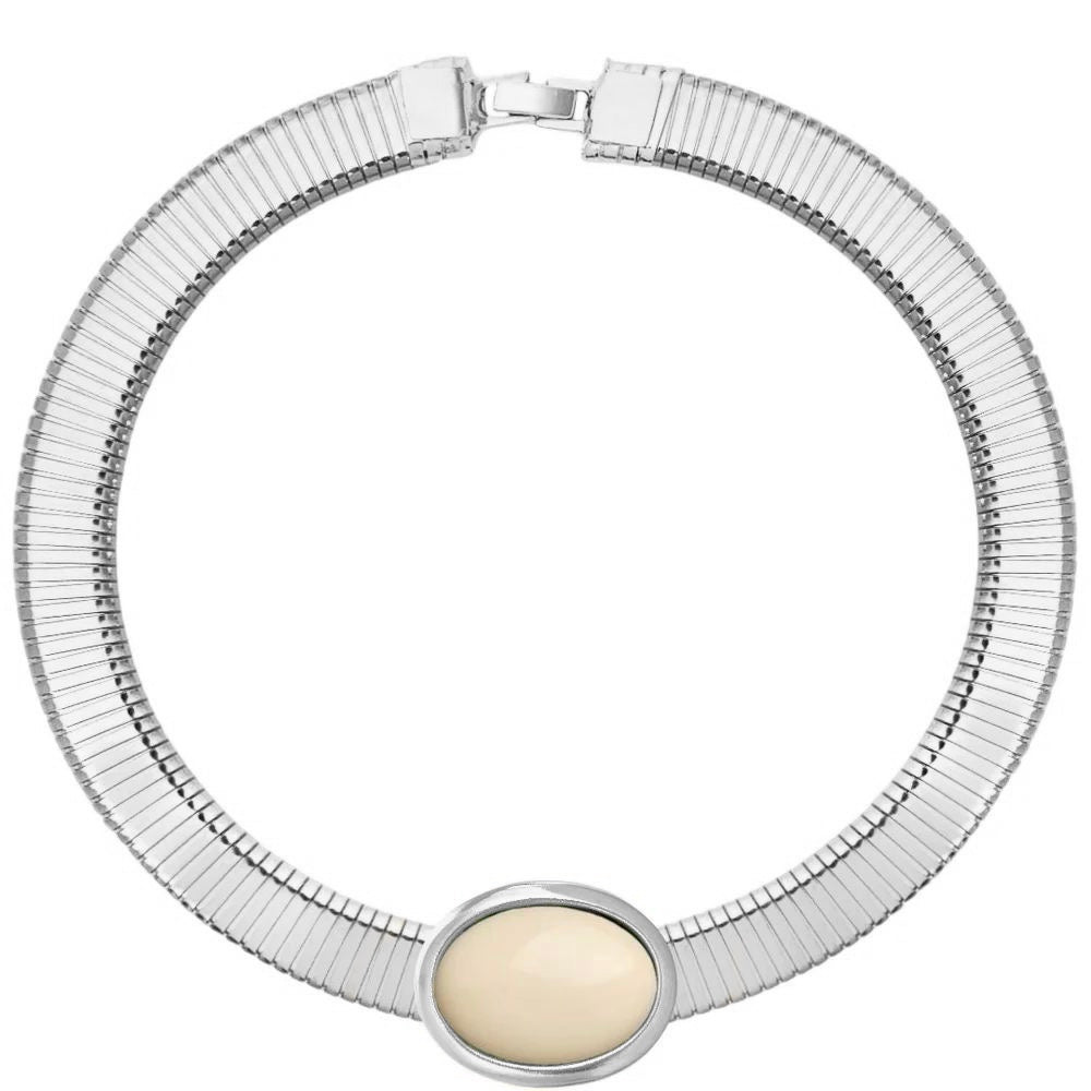 Collana tubo oval color