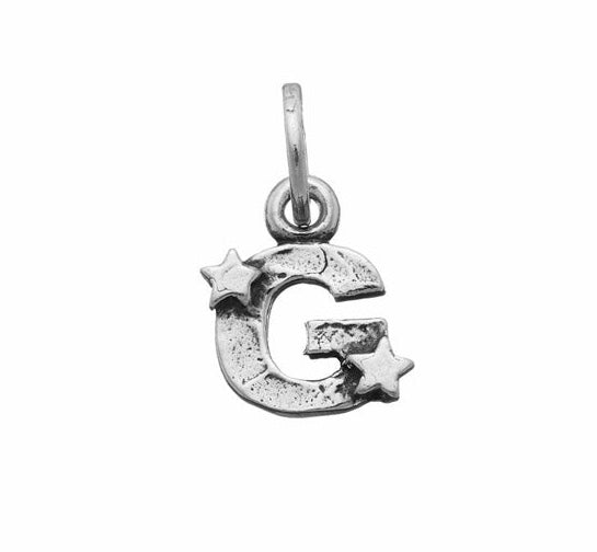 Charm letters in 925 silver