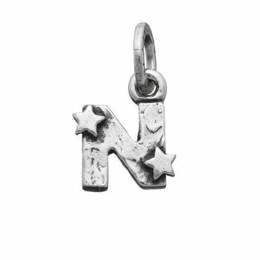 Charm letters in 925 silver