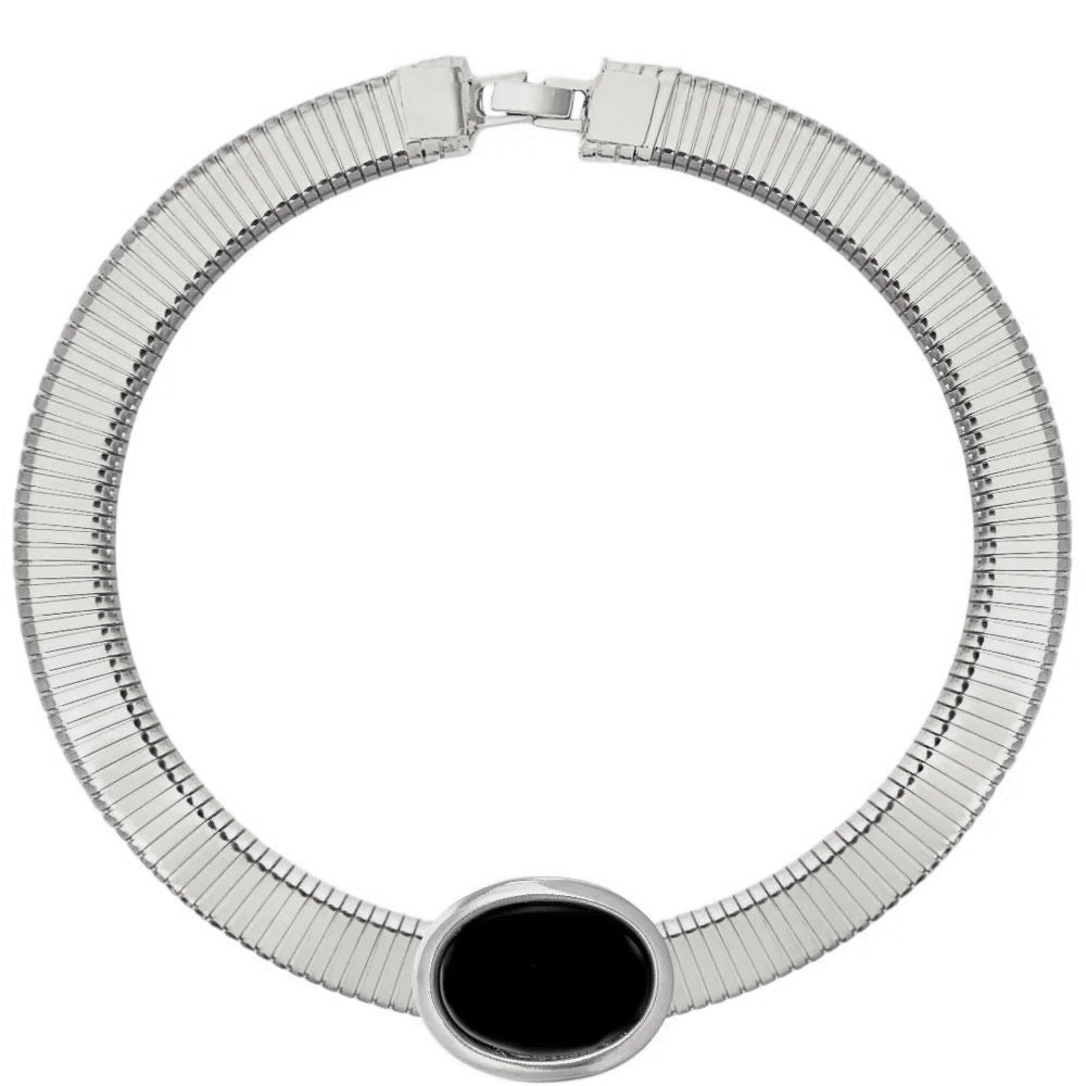 Collana tubo oval color