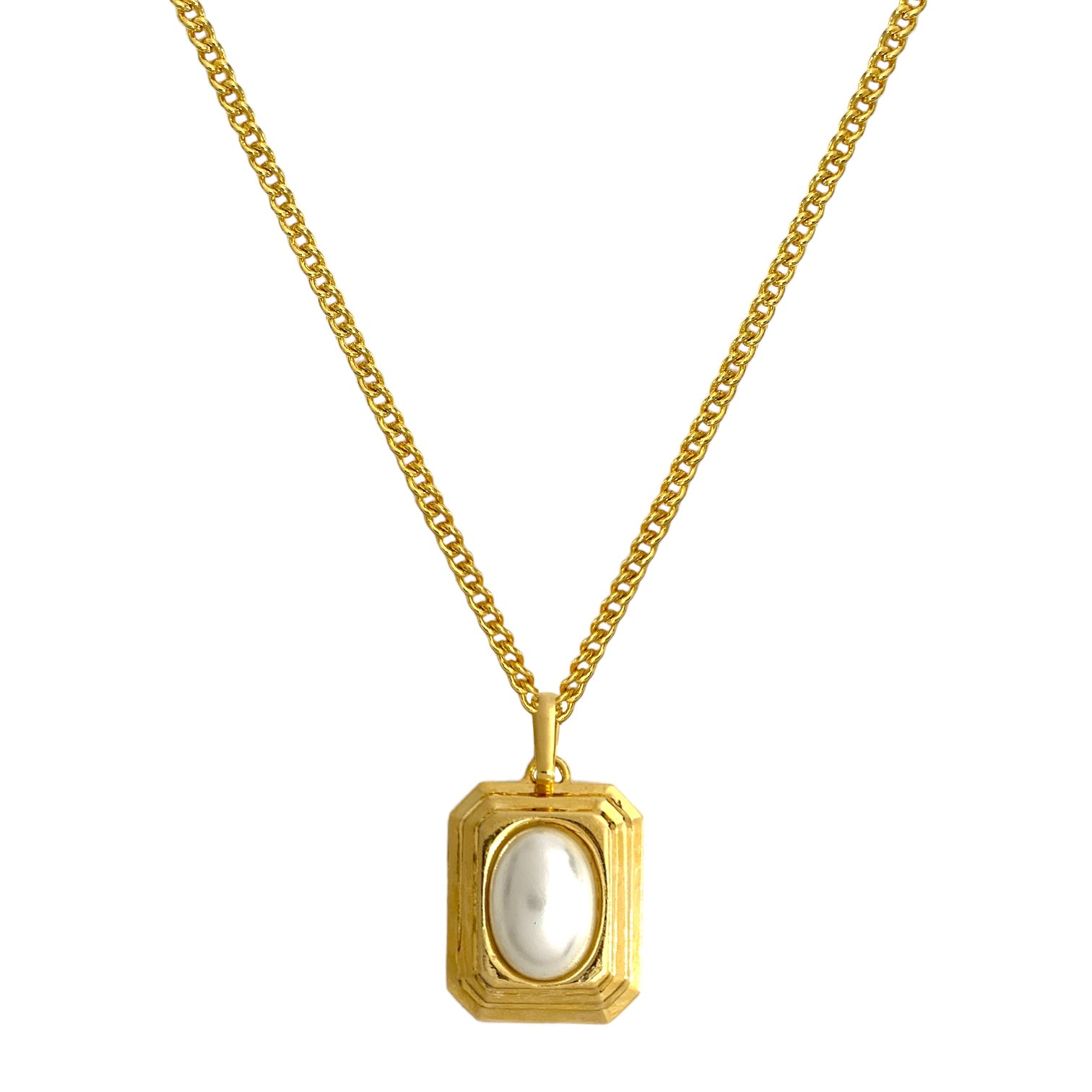 Collana square pearl