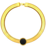 Collana tubo round color