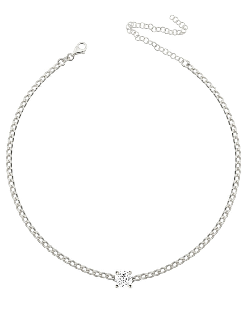 White clearance rock choker