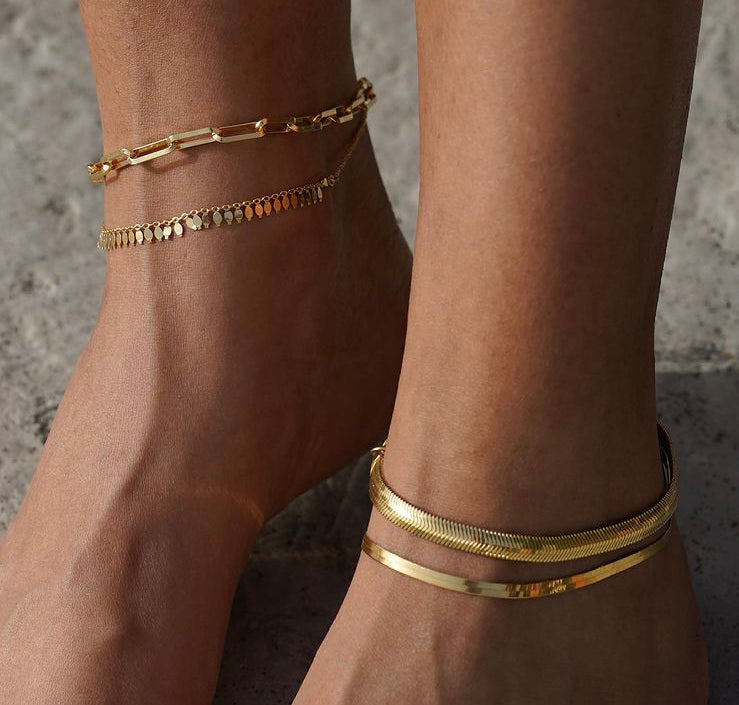 Snake anklet